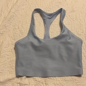 ALO Airlift Advantage Racerback Bra Seamless Racerback-Light Blue “winter frost”